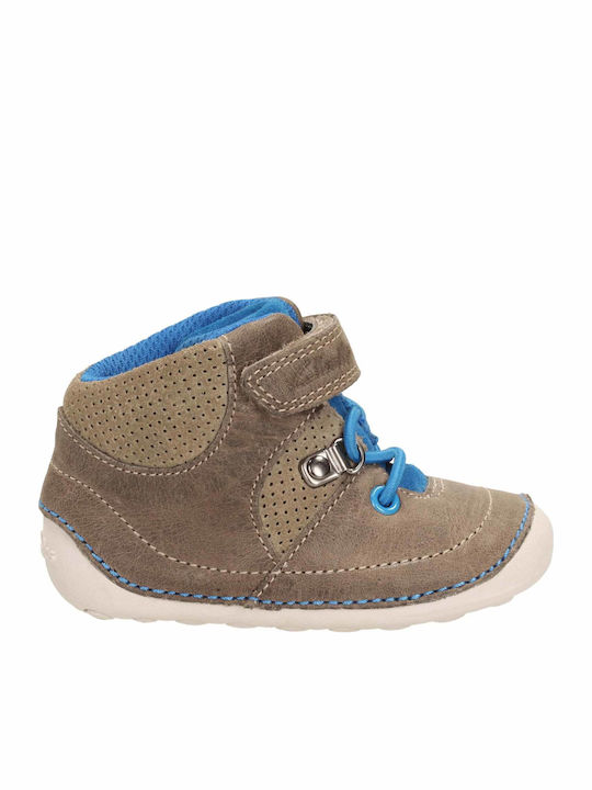 Clarks Pantofi pentru bebeluși Gri Tiny Dan Clarks Pantofi pentru bebeluși Gri Tiny Dan
