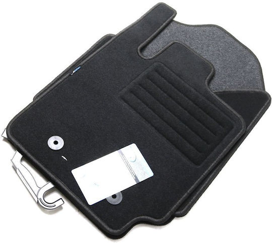 Petex Set of Front and Rear Mats 4pcs for Ford Ranger 2012 Black
