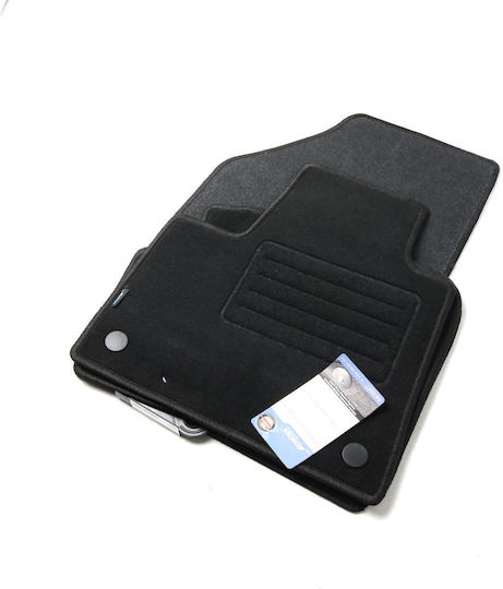 Petex Set of Front and Rear Mats 4pcs for Renault Kangoo 2021 Black