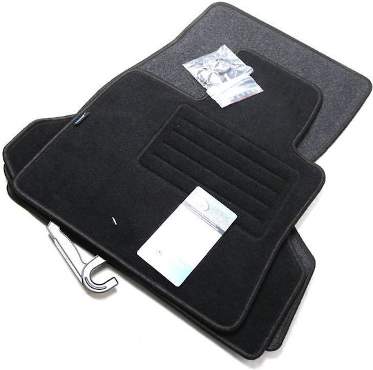 Petex Set of Front and Rear Mats 4pcs for BMW X6 2014-2019 Black