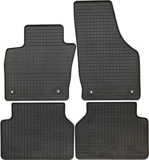 Petex Set of Front and Rear Mats 4pcs for Audi Q3 2011 Black