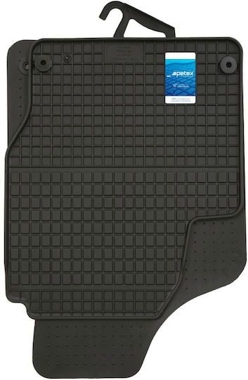 Petex Front Mats 2pcs for Seat Alhambra Volkswagen Sharan Ford Galaxy 1995-2010 Black