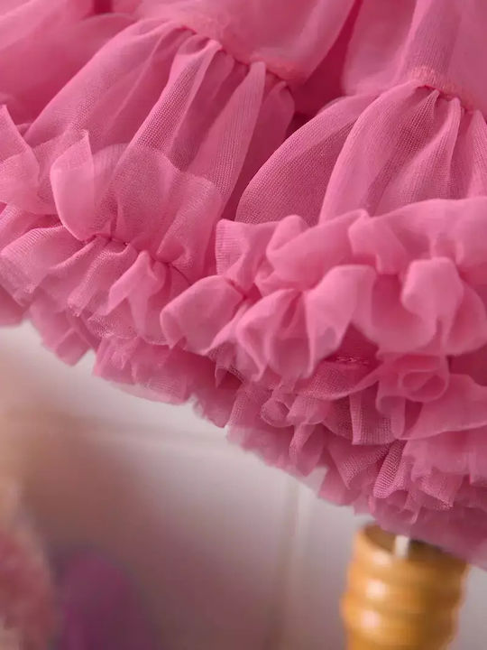 Fustă Tutú pentru Copii din Tulle Roșie