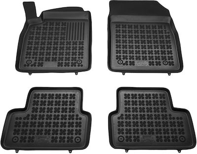 Rezaw Plast Set of Front and Rear Mats 5pcs from Rubber for Opel Astra Black