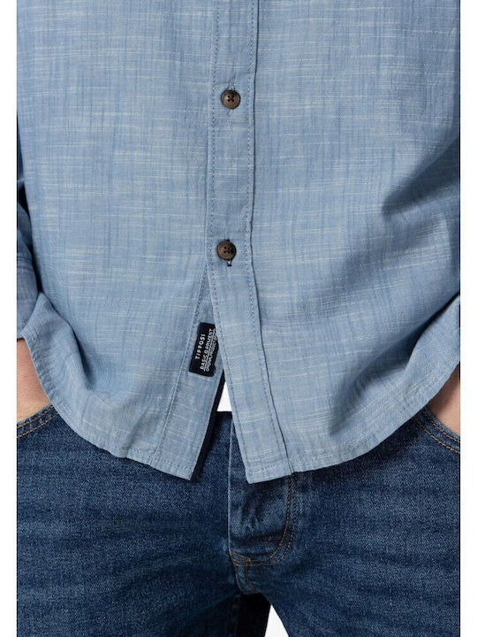 Long Sleeve Shirt in Regular Fit Blue