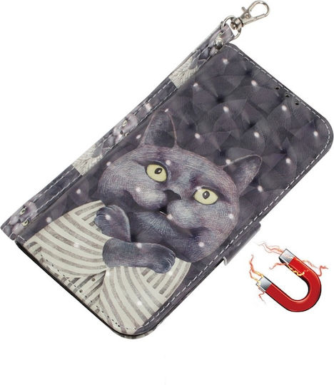 Wallet Synthetic Leather Gray (Redmi Note 13 Pro 5G / Poco X6)