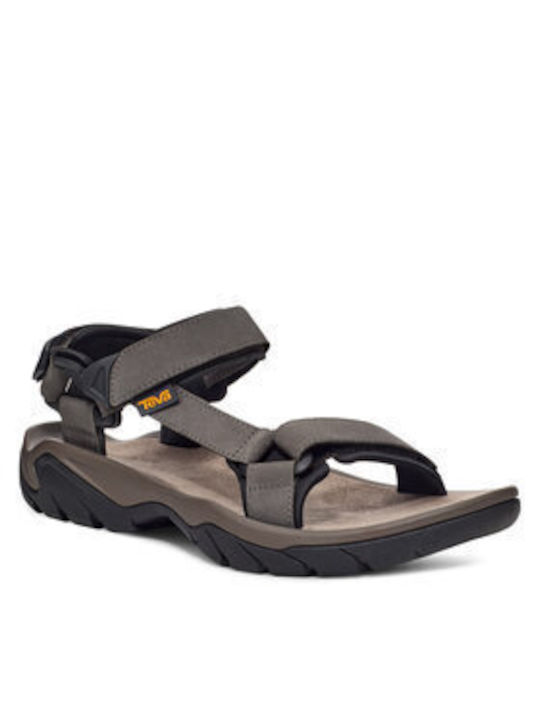 Fi 5 Universal Piele Sandale pentru bărbați în Gri Culoare