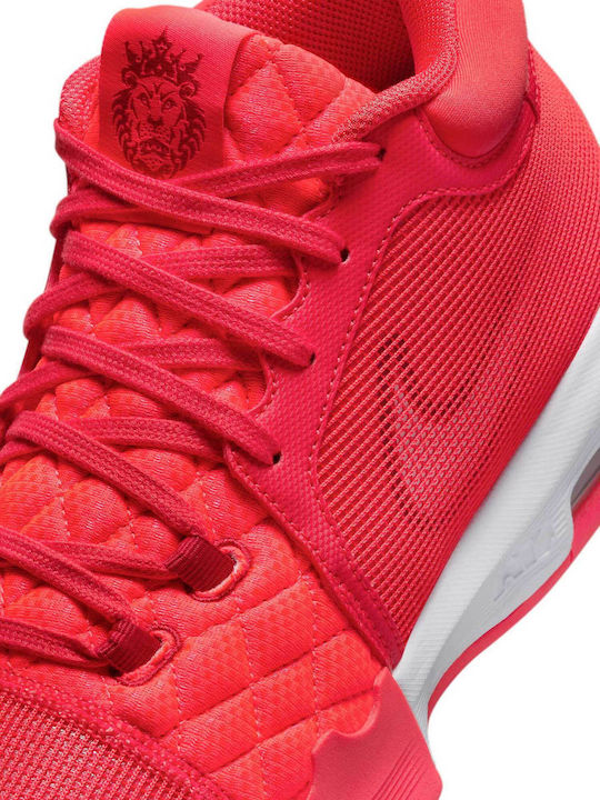 LeBron Witness VIII High Basketball Shoes Light Crimson / Bright Crimson / Gym Red / White