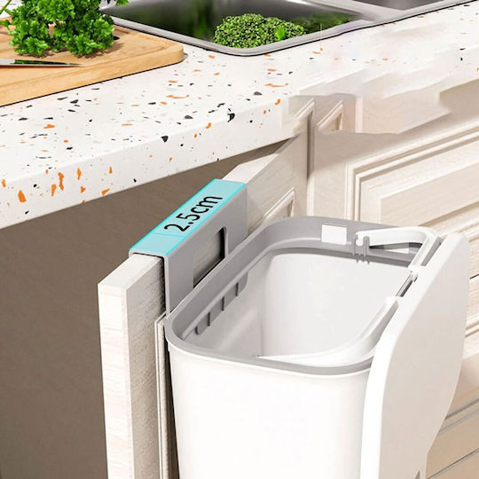 Home Use Кош За Боклук за Шкаф Пластмасов Сив 9 л