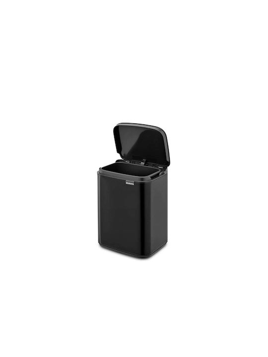 Brabantia Coș Mic De Gunoi Din Plastic Negru 4lt