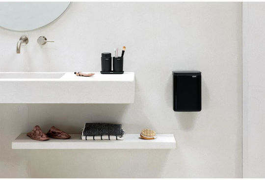 Brabantia Κάδος Small Bo Απορριμμάτων Πλαστικός Μαύρος 4lt