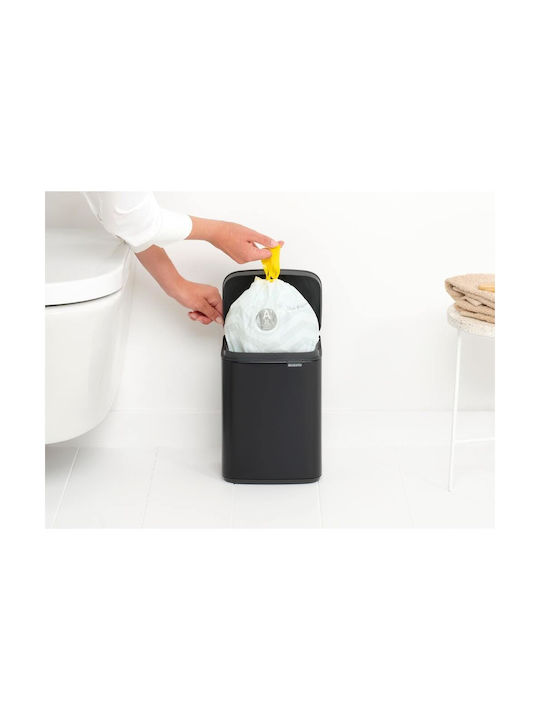 Brabantia Coș Mic De Gunoi Din Plastic Negru 4lt