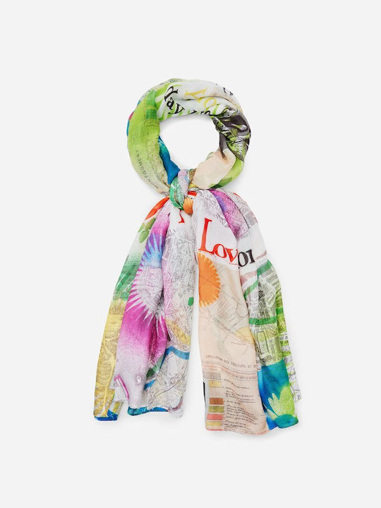 Desigual Women's Scarf White