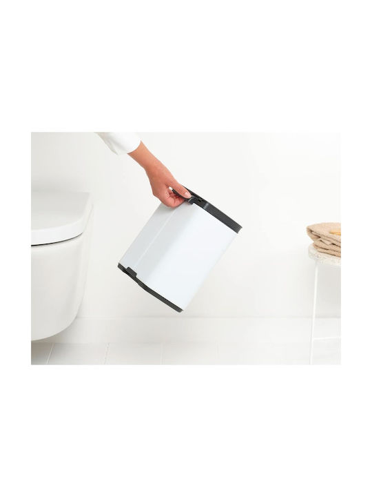 Brabantia Coș De Gunoi Bo Trash Bin Din Plastic Alb 4lt