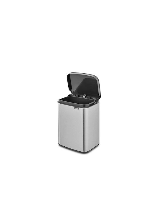 Brabantia Κάδος Απορριμμάτων Πλαστικός Ασημί 4lt