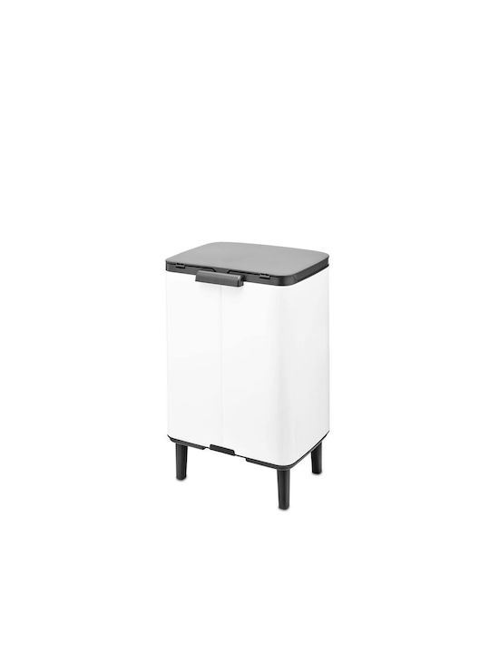 Brabantia Bo Hi Κάδος Απορριμμάτων Πλαστικός Λευκός 12lt