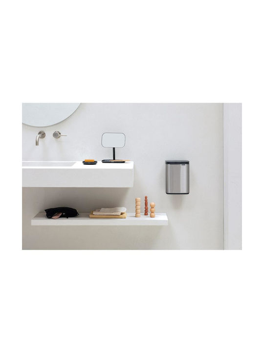 Brabantia Κάδος Απορριμμάτων Πλαστικός Ασημί 4lt