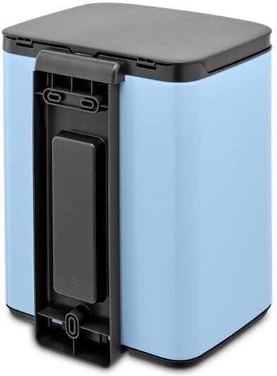Brabantia Κάδος Bo Απορριμμάτων Πλαστικός Dreamy Blue 7lt