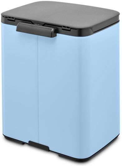 Brabantia Κάδος Bo Απορριμμάτων Πλαστικός Dreamy Blue 7lt