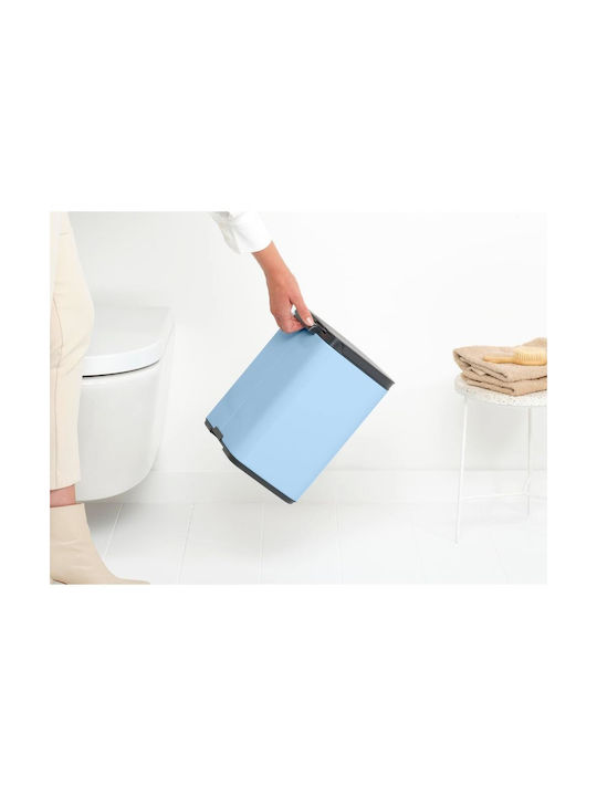 Brabantia Bo Κάδος Απορριμμάτων Πλαστικός Dreamy Blue 7lt