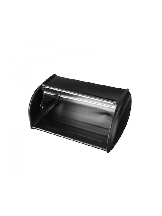 Privilege Panera Cutie de pâine cu capac Metalic Neagră 35.5x23x14.5cm