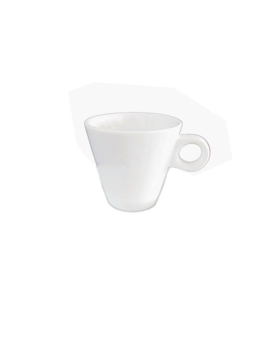 Oriana Ferelli Porcelain Cappuccino Cup Set White 6pcs