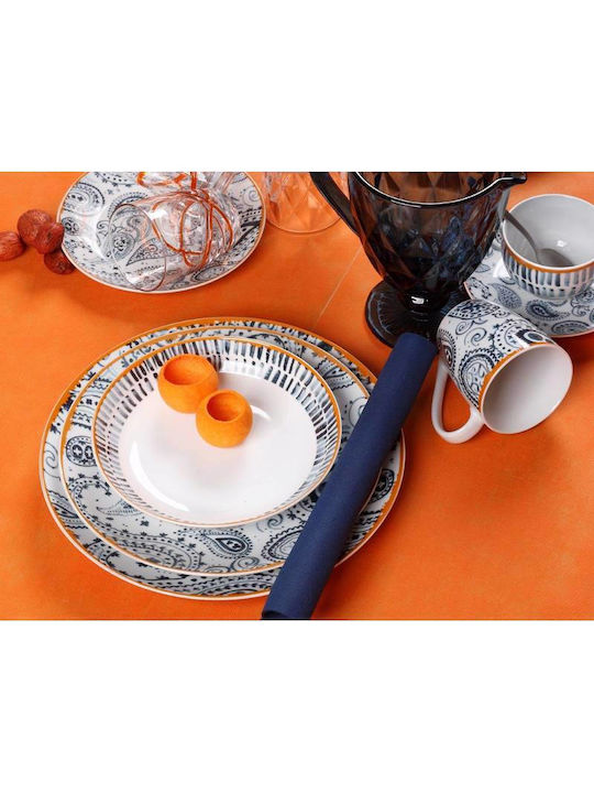 Cryspo Trio Set of Cups Coffee Porcelain Brown 100ml 6pcs