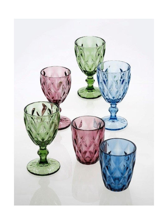 Cryspo Trio Kare Ice Cream Serving Bowl Round Glass Transparent with Diameter 12cm