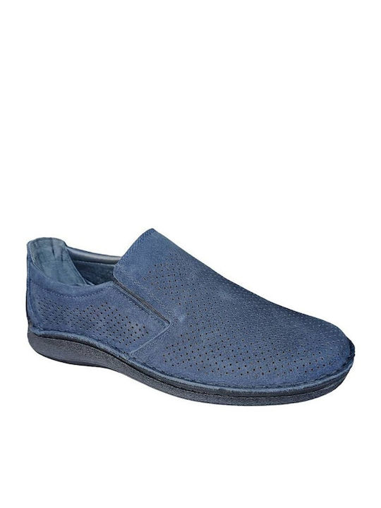 Gale Men's Leather Casual Shoes Blue