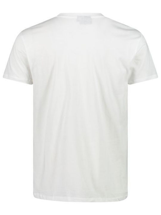 CMP Herren T-Shirt Kurzarm bianco