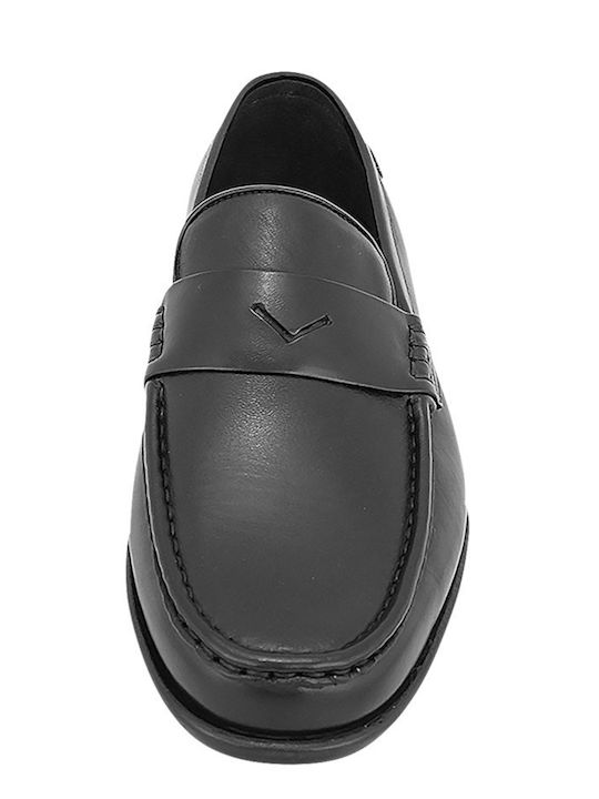 Men's Leather Loafers Black