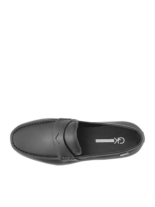 Men's Leather Loafers Black