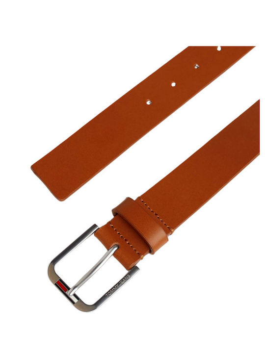 Tommy Hilfiger Austin 3.5 Ανδρική Ζώνη Δερμάτινη Ταμπά