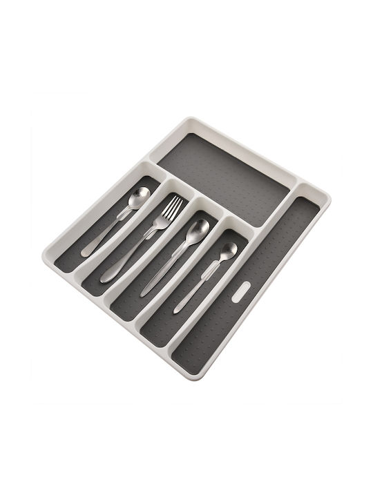 Viosarp Plastic Drawer Divider in White Colour 33x41x5cm