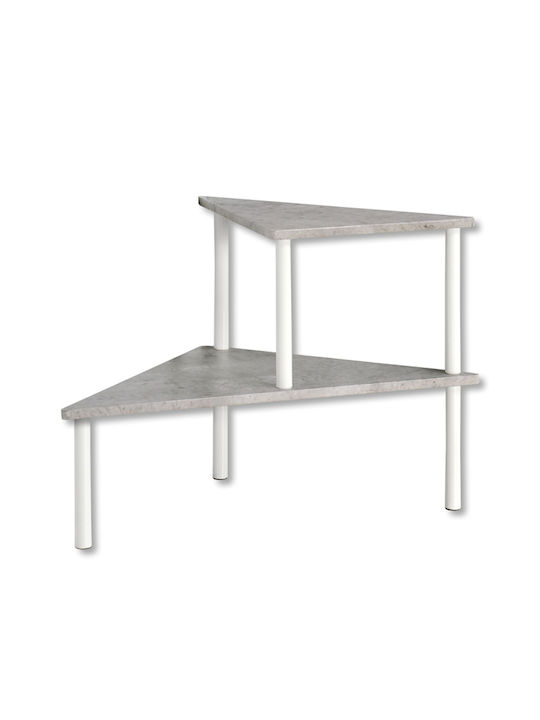 Kesper Kitchen Organizer Racks Metallic in White Colour 38x53x38cm
