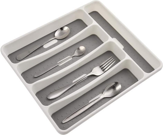 Viosarp Tăvi Pentru Tacâmuri De Sertar Din Plastic 33x29x5cm Gri
