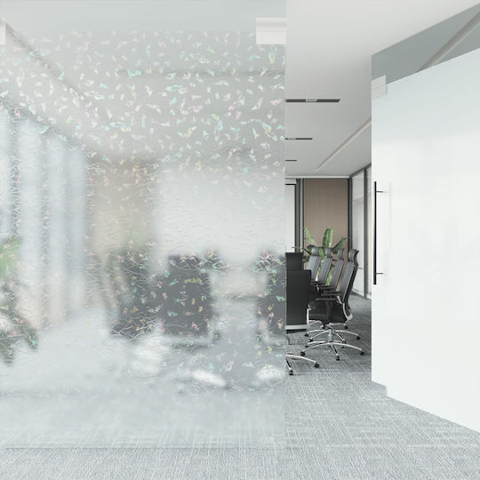 vidaXL Sticker Display Decorative Sandblasting 45cm x 20m Transparent 155852 1pcs