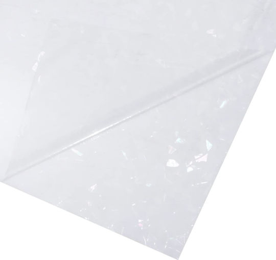 vidaXL Aufkleber Anzeige Dekorativ Sandstrahlen 3x3cm Transparent 3208987 3Stück