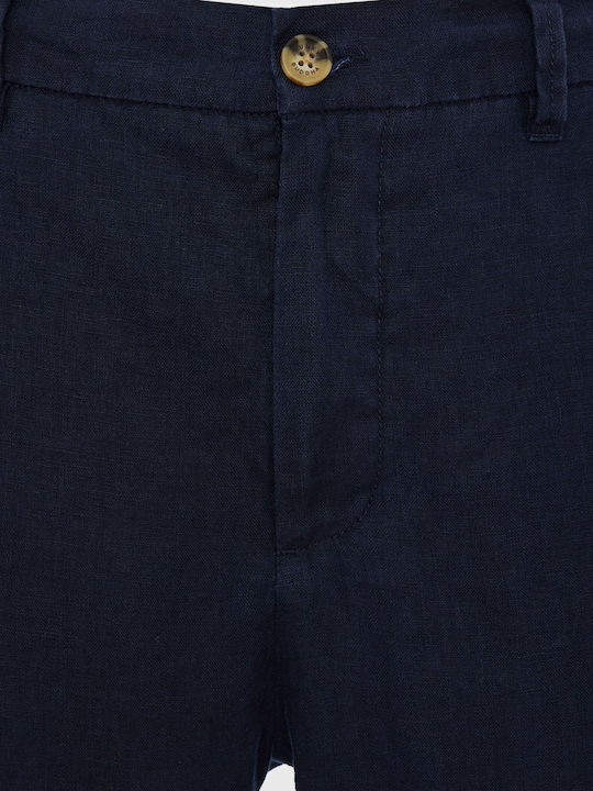Trousers Chino in Regular Fit Navy Blue