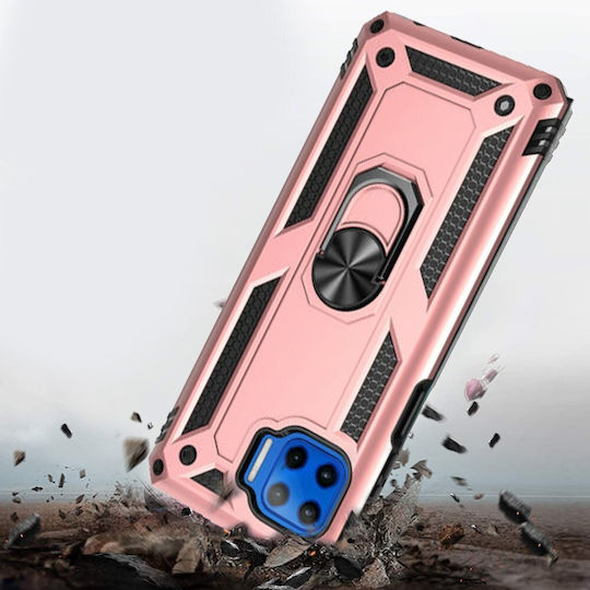 Erbord Back Cover Μεταλλικό Ροζ (Moto G 5G Plus)