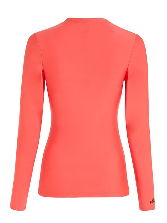 O'Neill Tricou De Protecție Solară Mânecă Lungă Pentru Femei Roz UPF 50+