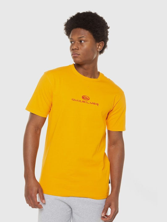 Quiksilver T-shirt Bărbătesc cu Mânecă Scurtă Galben