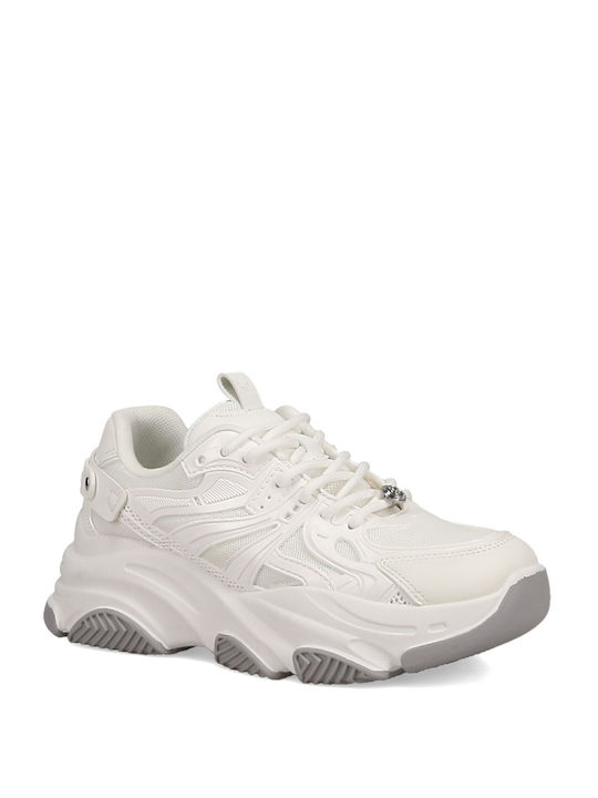 Migato Γυναικεία Sneakers Λευκά