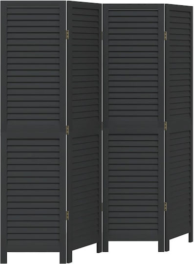 vidaXL Διακοσμητικό Παραβάν Ξύλινο με 4 Φύλλα 140x160cm vidaXL Διακοσμητικό Παραβάν Ξύλινο με 4 Φύλλα 140x160cm