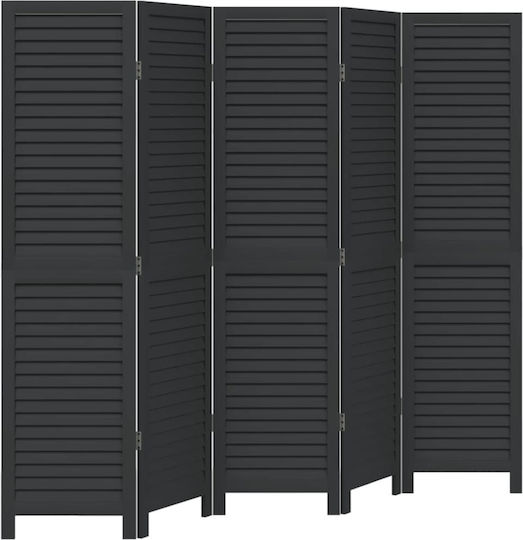 vidaXL Διακοσμητικό Παραβάν Ξύλινο με 5 Φύλλα 175x160cm vidaXL Διακοσμητικό Παραβάν Ξύλινο με 5 Φύλλα 175x160cm