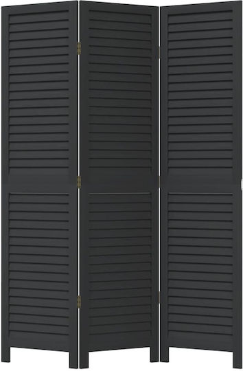 vidaXL Διακοσμητικό Παραβάν Ξύλινο με 3 Φύλλα 105x160cm