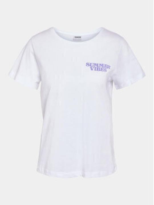 Noisy May Women's Oversized T-shirt White