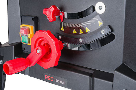 Red Technic Banc de tăiere cu Putere 2000W, Disc de tăiere cu Diametru 87mm & Viteză de tăiere 4800rpm