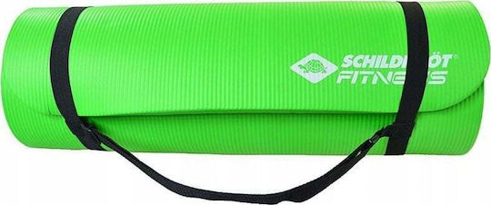 Schildkrot Exercise Mat Green with Carry Strap (180x61x0.15cm)