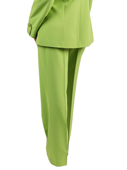 Pantaloni de damă Vagias 496-10 Verde Varză verde